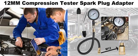 12mm compression tester hose adavance|Amazon.com: 12mm Compression Tester Adapter.